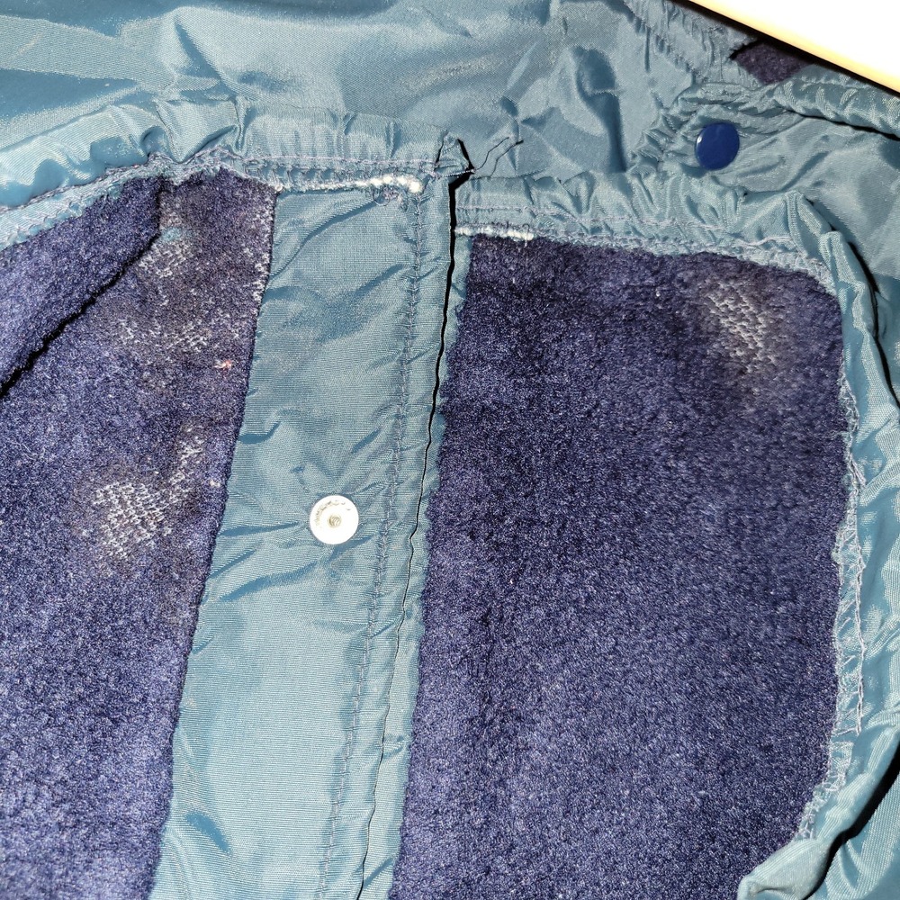 Vintage Pla Jac By Dunbrooke Snap Button Jacket Men's Size Large Blue USA Made - Picture 9 of 9